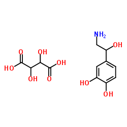  L-4-(2-Amino-1-hydroxyethyl)-1,2-benzenediol bitartrate_69815-49-2