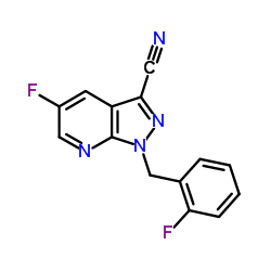 5-Fluoro-1-(2-fluorobenzyl)-1H-pyrazolo[3,4-b]pyridine-3-carbonitrile_1350653-26-7