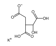 potassium,(2S,3R)-2-(carboxymethyl)-3,4-dihydroxy-4-oxobutanoate_20226-99-7